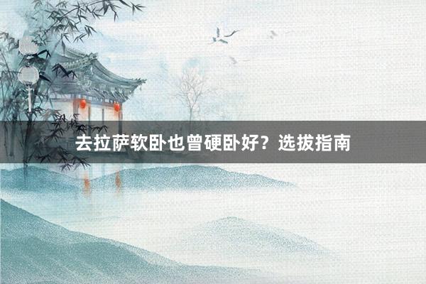 去拉萨软卧也曾硬卧好？选拔指南